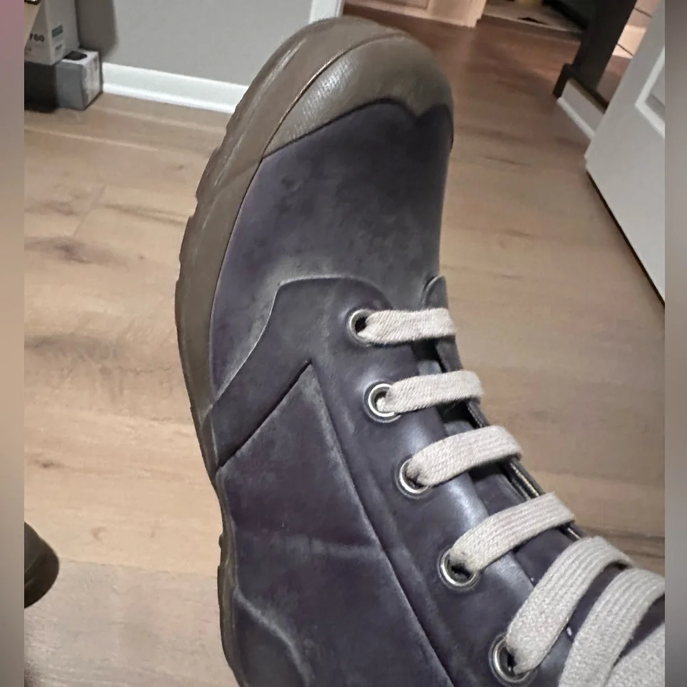 Hunter rain boots purple with laces (combat style) - Picture 5 of 9